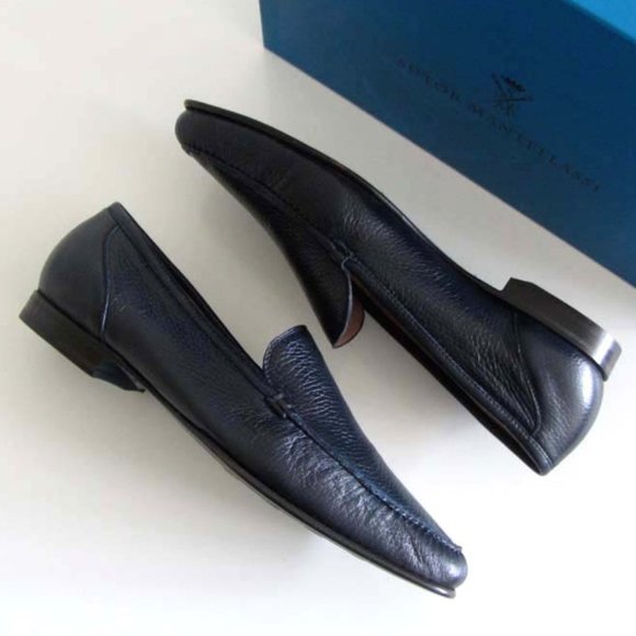 SUTOR MANTELLASSI pebble grain loafers 10 / 11 US main image 4